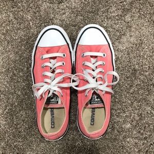 Pink Converse All Star Shoes 7